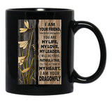 Dragonfly You Are My Life Black Coffee Mug - Black