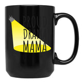 Drama Mama Funny Theater Mom Gift Best Theater Design Black Coffee Mug, Gift Coffee Mug - Black