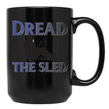 Dread The Sled Hockey Black Coffee Mug, Gift Coffee Mug - Black