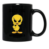 Duck You Motherducker Black Coffee Mug, Gift Coffee Mug - Black