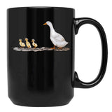 Duck Black Coffee Mug, Gift Coffee Mug - Black