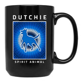 Dutchie Spirit Animal - Dutch Shepherd Shirt Black Coffee Mug, Gift Coffee Mug - Black