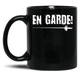 En Garde T-Shirt Funny Fencer Gift Black Coffee Mug, Gift Coffee Mug
