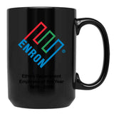 Enron Ethics Department Employee Of The Year Black Coffee Mug, Gift Coffee Mug - Black