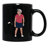 Entitled Housewife Golf Black Coffee Mug, Gift Coffee Mug - Black