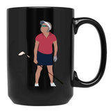 Entitled Housewife Golf Black Coffee Mug, Gift Coffee Mug - Black