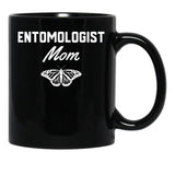 Entomologist Mom Black Coffee Mug, Gift Coffee Mug - Black