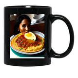 Everything Is Better With Bacon Eggs Black Coffee Mug, Gift Coffee Mug - Black