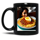 Everything Is Better With Bacon Eggs Black Coffee Mug, Gift Coffee Mug