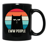 Eww People Black Coffee Mug, Gift Coffee Mug - Black