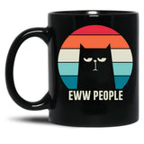 Eww People Black Coffee Mug, Gift Coffee Mug