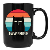 Eww People Black Coffee Mug, Gift Coffee Mug - Black