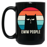 Eww People Black Coffee Mug, Gift Coffee Mug