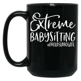 Extreme Babysitting Ivf Surrogate Surrogacy Infertility Black Coffee Mug, Gift Coffee Mug