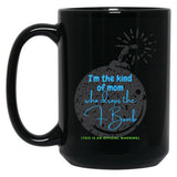 F-Bomb Mom In Blue Black Coffee Mug, Gift Coffee Mug