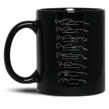 F1 Decades Black Essential Black Coffee Mug, Gift Coffee Mug