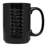 F1 Decades Black Essential Black Coffee Mug, Gift Coffee Mug - Black