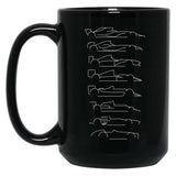 F1 Decades Black Essential Black Coffee Mug, Gift Coffee Mug