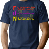 FUN Song (Spongebob Version) Premium Heavyweight Cotton T-Shirt - Navy