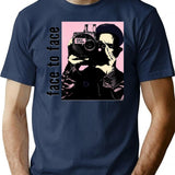 _face To Face Designrock Band T-Shirt - Retro Graphic Tee for Men & Women - Navy