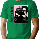 _face To Face Designrock Band T-Shirt - Retro Graphic Tee for Men & Women - Green