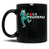 Fck Trudeau Clown Black Coffee Mug, Gift Coffee Mug