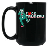 Fck Trudeau Clown Black Coffee Mug, Gift Coffee Mug