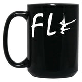 Fly Aerialist Aerial Silk Girl Aerial Silks Aerial Silks Circus Funny Lyra Black Coffee Mug, Gift Coffee Mug