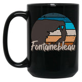 Fontainebleau Mountain Climbing Gift Black Coffee Mug, Gift Coffee Mug