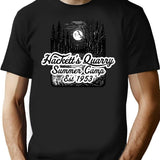 Forest Hackett'S Quarry Summer Camp T-Shirt for Men & Women, T-Shirts Graphic Tee - Black