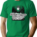 Forest Hackett'S Quarry Summer Camp T-Shirt for Men & Women, T-Shirts Graphic Tee - Green