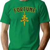 Fortune Favors The Brave T-Shirt for Men & Women, T-Shirts Graphic Tee - Green
