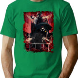 Francis Bacon Painting Horror Art Lover Figure Man Meat Gift T Shirt T-Shirt for Men & Women, T-Shirts Graphic Tee - Green