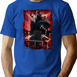 Francis Bacon Painting Horror Art Lover Figure Man Meat Gift T Shirt T-Shirt for Men & Women, T-Shirts Graphic Tee - Blue