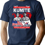 Frank Dux Vs Chong Li T-Shirt for Men & Women, T-Shirts Graphic Tee - Navy