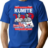 Frank Dux Vs Chong Li T-Shirt for Men & Women, T-Shirts Graphic Tee - Blue