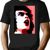 Frank N Furter Andy Warhol T-Shirt for Men & Women, T-Shirts Graphic Tee - Black