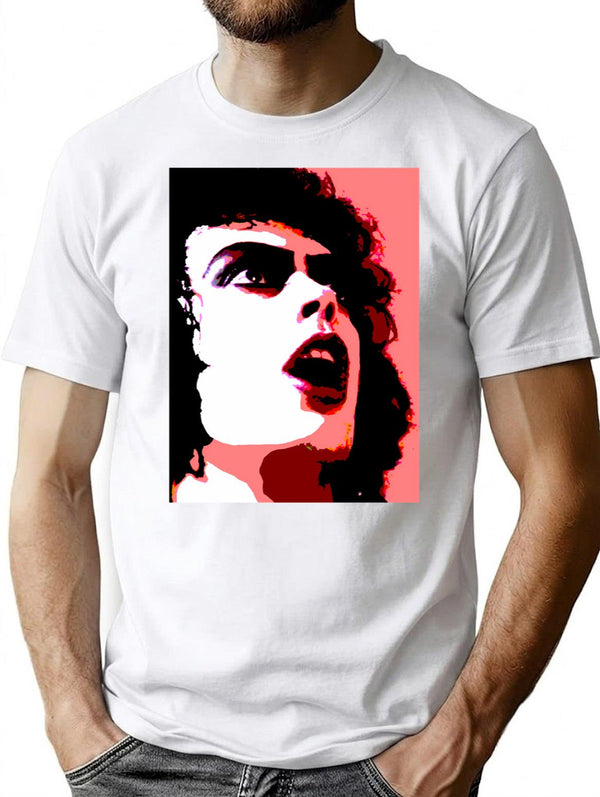 Frank N Furter Andy Warhol T-Shirt for Men & Women, T-Shirts Graphic Tee - White