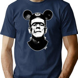 Franken-Mouse (The Happiest Frankenstein On Earth) T-Shirt for Men & Women, T-Shirts Graphic Tee - Navy