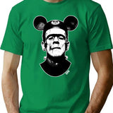 Franken-Mouse (The Happiest Frankenstein On Earth) T-Shirt for Men & Women, T-Shirts Graphic Tee - Green