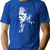 Frankenstein Horror T-Shirt for Men & Women, T-Shirts Graphic Tee - Blue