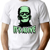 Frankenstein (2) T-Shirt for Men & Women, T-Shirts Graphic Tee - White