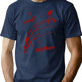 Freddy Krueger T-Shirt for Men & Women, T-Shirts Graphic Tee - Navy