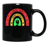 Free-Ish Juneteenth. Black Coffee Mug - Black