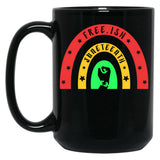 Free-Ish Juneteenth. Black Coffee Mug