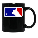 French Bulldog Usa Black Coffee Mug, Gift Coffee Mug - Black