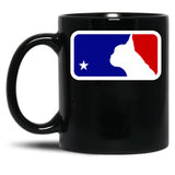 French Bulldog Usa Black Coffee Mug, Gift Coffee Mug