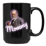 Freud Mommy Meme Classic Black Coffee Mug, Gift Coffee Mug - Black
