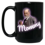 Freud Mommy Meme Classic Black Coffee Mug, Gift Coffee Mug