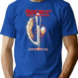 Friday The 13Th Jason Voorhees Slasher. Horror Classic T-Shirt for Men & Women, T-Shirts Graphic Tee - Blue